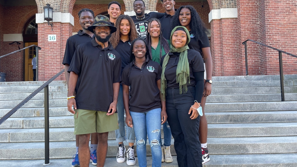 Members of the Dartmouth Black Student-Athlete Alliance