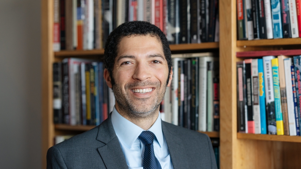 "My goal is to make hiring and retaining Black faculty and faculty of color Dartmouth's highest priority," says Matthew Delmont, the Sherman Fairchild Distinguished Professor of History.